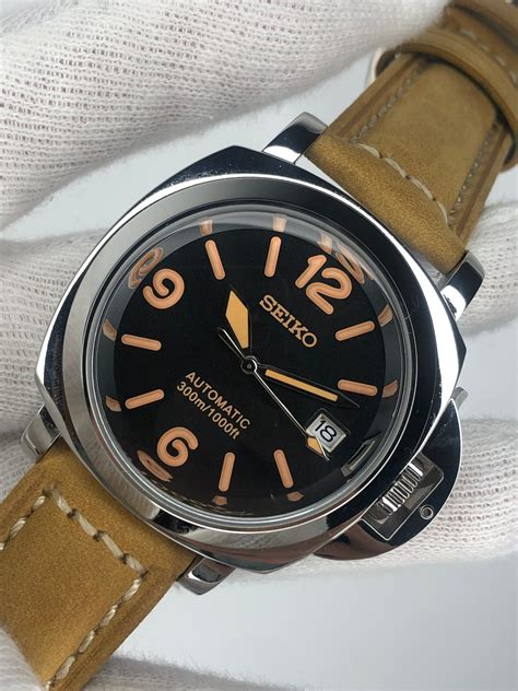 seiko 5 panerai mod|seiko mod panel light.